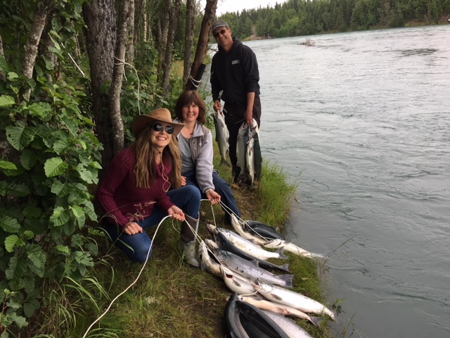 Kenai River Cabins and Salmon Fishing at Sterling, Alaska