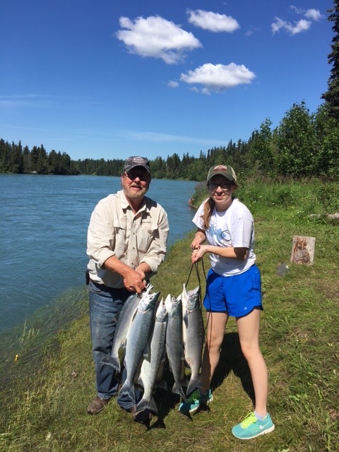 Salmon Fishing for Kings and Silvers in Seward, Alaska